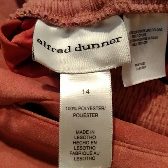 Alfred Dunner 2 piece set XL blouse size 14 salmon - Picture 5 of 5